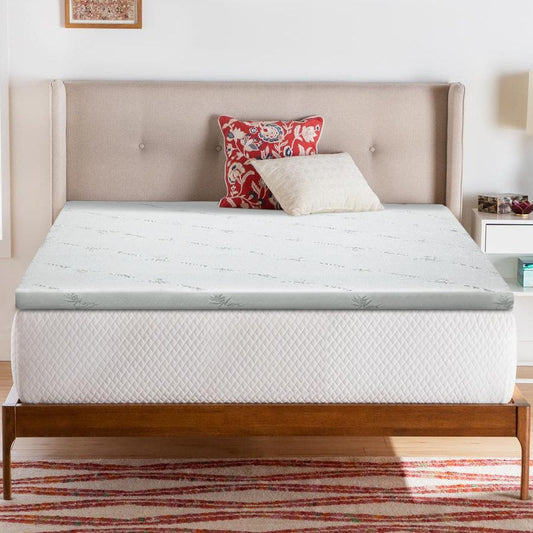 Giselle Furniture > Mattresses > Mattress Toppers Giselle Bedding Memory Foam Mattress Topper Cool Gel 5cm Double