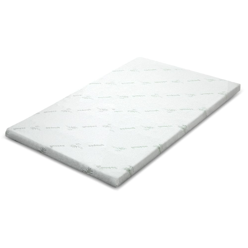 Giselle Furniture > Mattresses > Mattress Toppers Giselle Bedding Memory Foam Mattress Topper Cool Gel 5cm Double