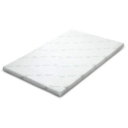Giselle Furniture > Mattresses > Mattress Toppers Giselle Bedding Memory Foam Mattress Topper Cool Gel 5cm Double