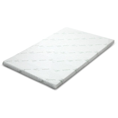 Giselle Furniture > Mattresses > Mattress Toppers Giselle Bedding Memory Foam Mattress Topper Cool Gel 5cm Single