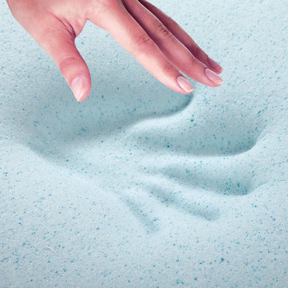 Giselle Furniture > Mattresses > Mattress Toppers Giselle Bedding Memory Foam Mattress Topper Cool Gel 5cm Single