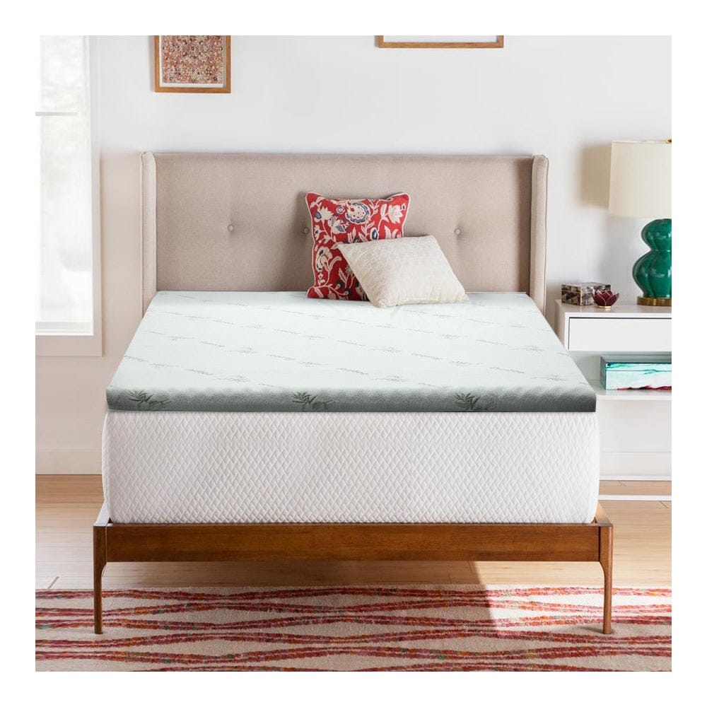 Giselle Furniture > Mattresses > Mattress Toppers Giselle Bedding Memory Foam Mattress Topper Cool Gel 8cm Single