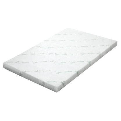 Giselle Furniture > Mattresses > Mattress Toppers Giselle Bedding Memory Foam Mattress Topper Cool Gel 8cm Single