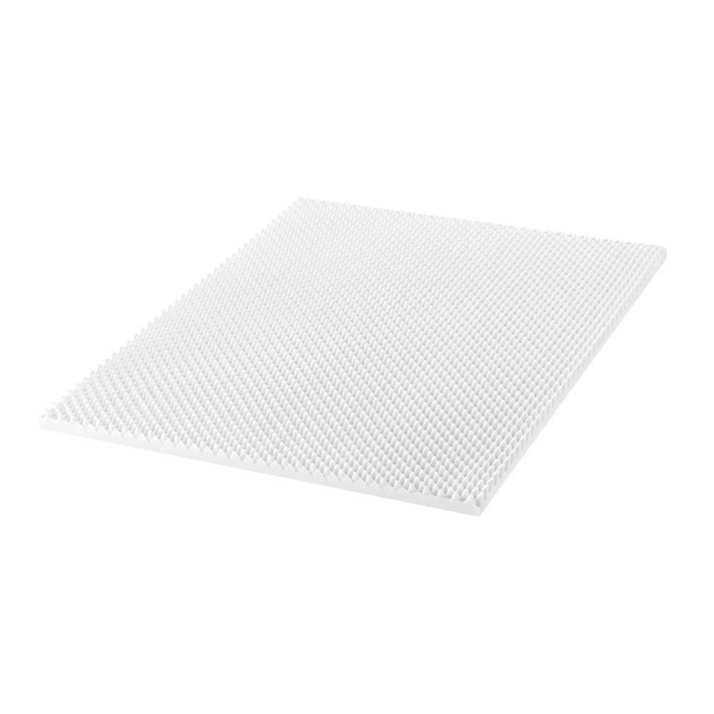 Giselle Furniture > Mattresses > Mattress Toppers Giselle Bedding Memory Foam Mattress Topper Egg Crate 5cm King