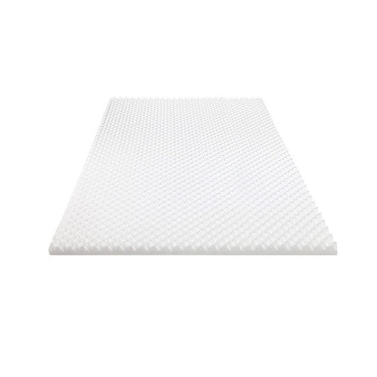 Giselle Furniture > Mattresses > Mattress Toppers Giselle Bedding Memory Foam Mattress Topper Egg Crate 5cm King Single