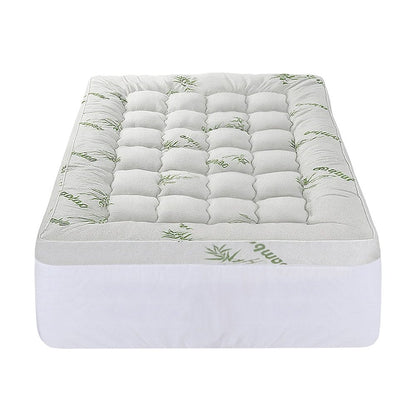 Giselle Furniture > Mattresses > Mattress Toppers Giselle Mattress Topper 11cm Pillowtop toppers Bamboo Single