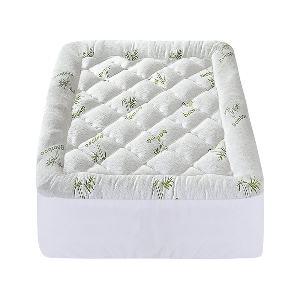 Giselle Furniture > Mattresses > Mattress Toppers Giselle Mattress Topper 5cm Pillowtop toppers Bamboo King Single