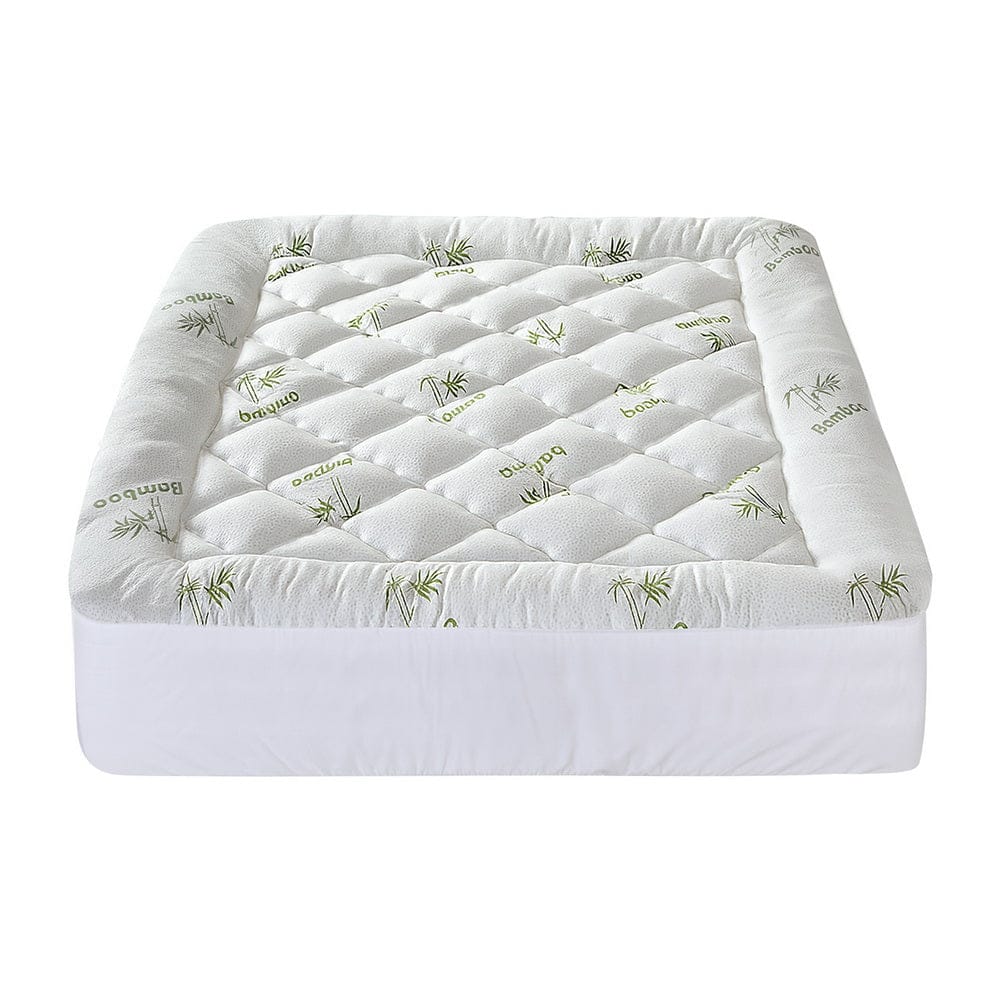 Giselle Furniture > Mattresses > Mattress Toppers Giselle Mattress Topper 5cm Pillowtop toppers Bamboo Queen