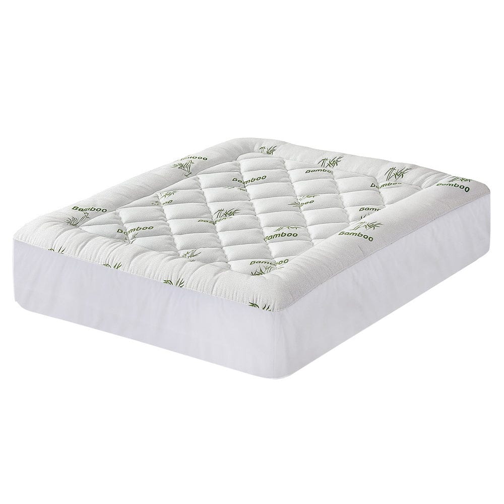 Giselle Furniture > Mattresses > Mattress Toppers Giselle Mattress Topper 5cm Pillowtop toppers Bamboo Queen