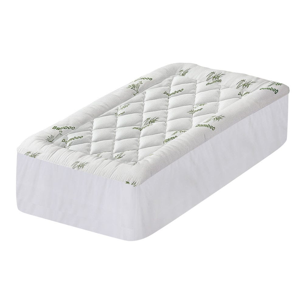 Giselle Furniture > Mattresses > Mattress Toppers Giselle Mattress Topper 5cm Pillowtop toppers Bamboo Single