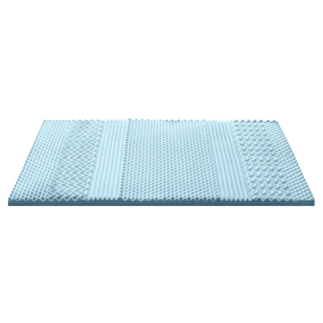 Giselle Furniture > Mattresses > Mattress Toppers Giselle Memory Foam Mattress Topper 7-Zone 8cm King Single