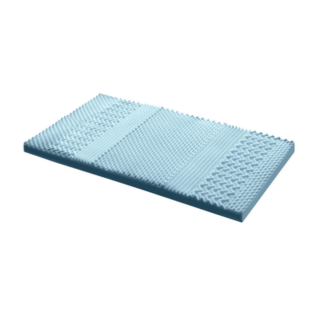 Giselle Furniture > Mattresses > Mattress Toppers Giselle Memory Foam Mattress Topper 7-Zone 8cm King Single