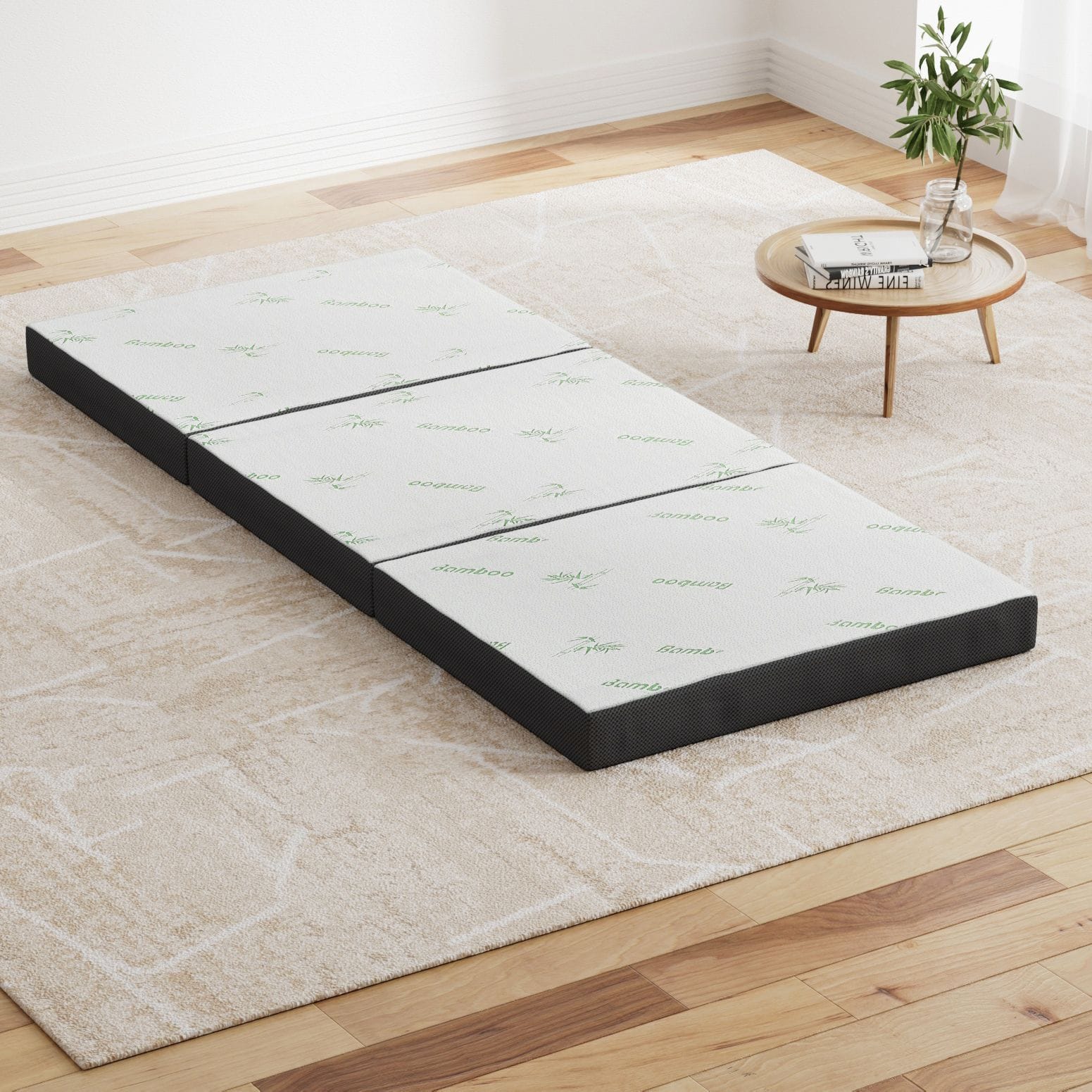 Giselle Furniture > Mattresses > Single Mattress Giselle Bedding Foldable Mattress Folding Foam Single Bamboo