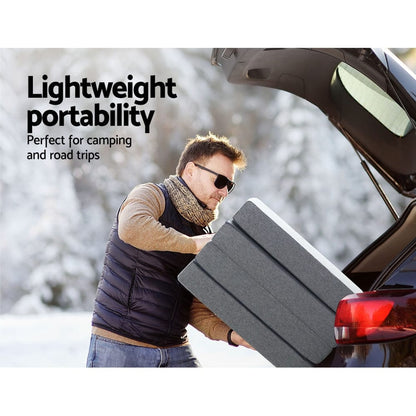 Giselle Furniture > Mattresses > Single Mattress Giselle Bedding Foldable Mattress Folding Foam Single Grey