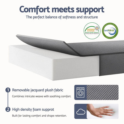 Giselle Furniture > Mattresses > Single Mattress Giselle Foldable Mattress Folding Sofa Bed Trifold Sleeping Camping Cushion Mat
