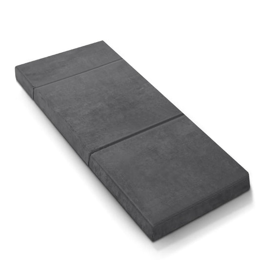 Giselle Furniture > Sofas > Sofas & Sofa Beds Giselle Bedding Foldable Mattress Folding Foam Bed Mat Single Grey