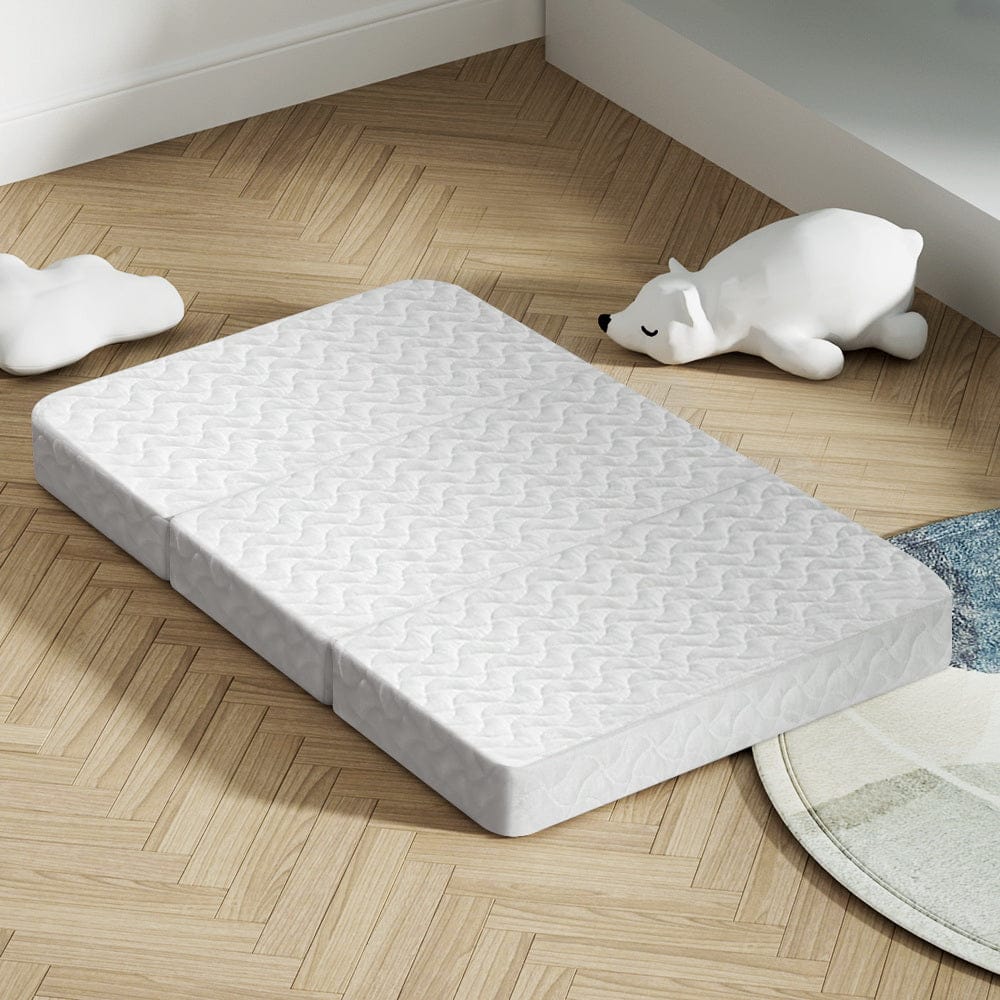 Giselle Furniture > Sofas > Sofas & Sofa Beds Giselle Bedding Foldable Mattress Folding Foam Cot Bed White