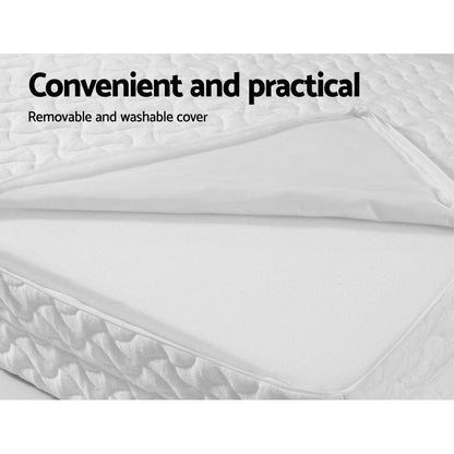 Giselle Furniture > Sofas > Sofas & Sofa Beds Giselle Bedding Foldable Mattress Folding Foam Cot Bed White