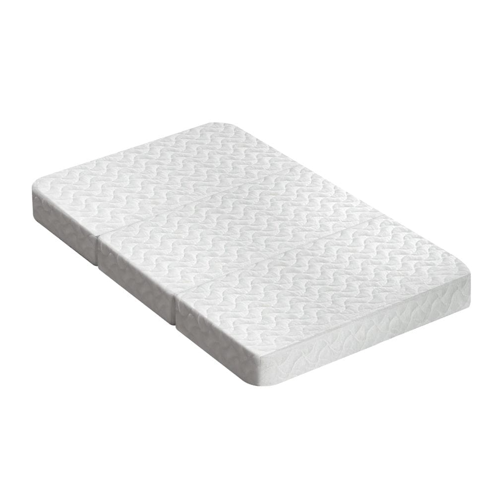 Giselle Furniture > Sofas > Sofas & Sofa Beds Giselle Bedding Foldable Mattress Folding Foam Cot Bed White