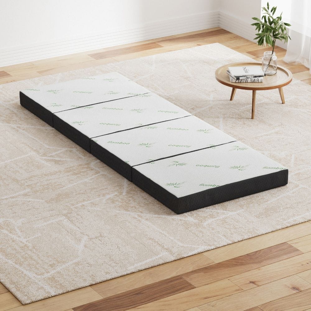 Giselle Furniture > Sofas > Sofas & Sofa Beds Giselle Bedding Foldable Mattress Folding Foam Sofa Bed Mat Bamboo