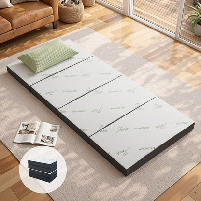 Giselle Furniture > Sofas > Sofas & Sofa Beds Giselle Bedding Foldable Mattress Folding Foam Sofa Bed Mat Bamboo