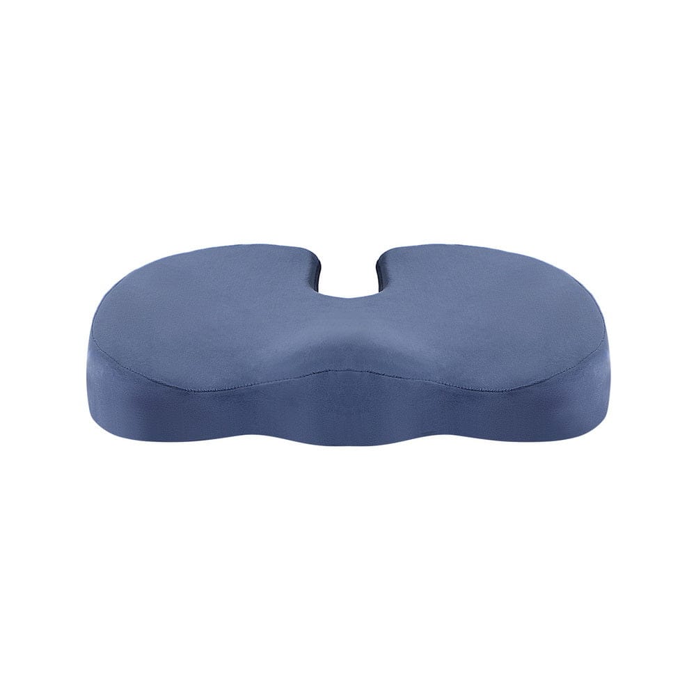 Giselle Health & Beauty > Personal Care > Back Care Giselle Bedding Seat Cushion Memory Foam Pillow Back Pain Relief Chair Pad Blue