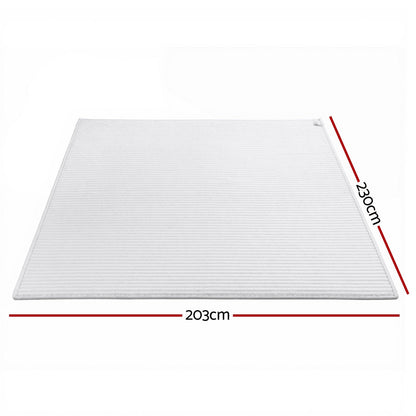 Giselle Home & Garden > Bedding > Blankets & Throws Giselle 203x230cm Throw Blanket Fleece Soft Lightweight Cozy Sofa Couch Bed Throw