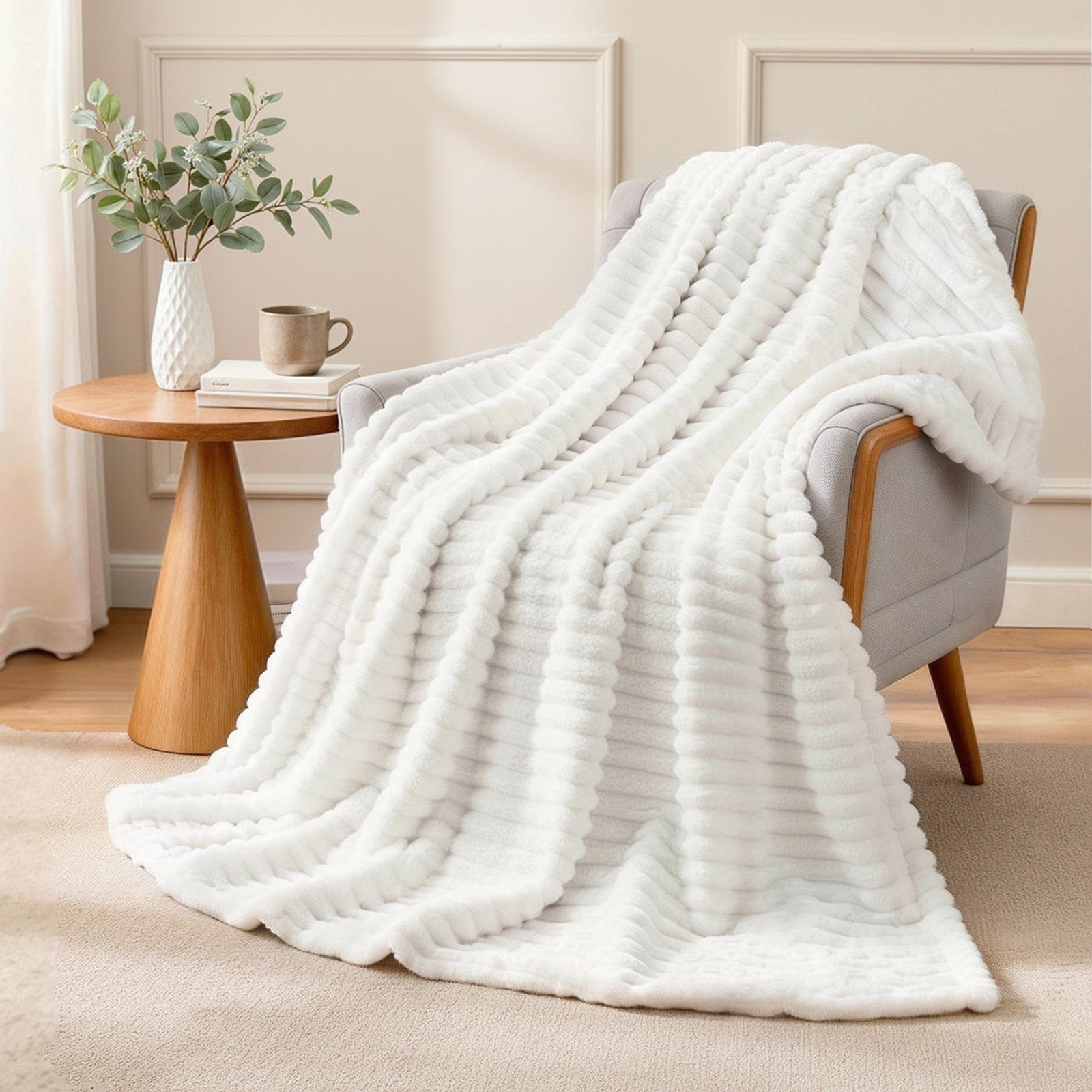 Giselle Home & Garden > Bedding > Blankets & Throws Giselle 203x230cm Throw Blanket Fleece Soft Lightweight Cozy Sofa Couch Bed Throw