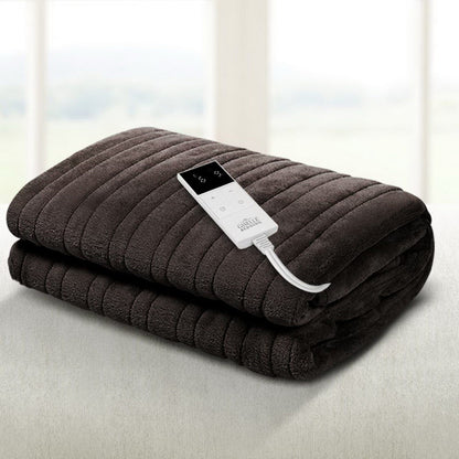 Giselle Home & Garden > Bedding > Blankets & Throws Giselle Bedding Electric Throw Blanket - Chocolate