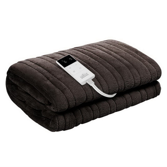 Giselle Home & Garden > Bedding > Blankets & Throws Giselle Bedding Electric Throw Blanket - Chocolate