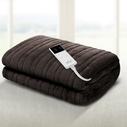 Giselle Home & Garden > Bedding > Blankets & Throws Giselle Bedding Electric Throw Blanket - Chocolate