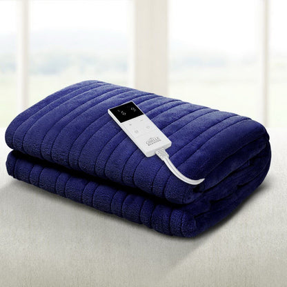 Giselle Home & Garden > Bedding > Blankets & Throws Giselle Bedding Electric Throw Blanket - Navy