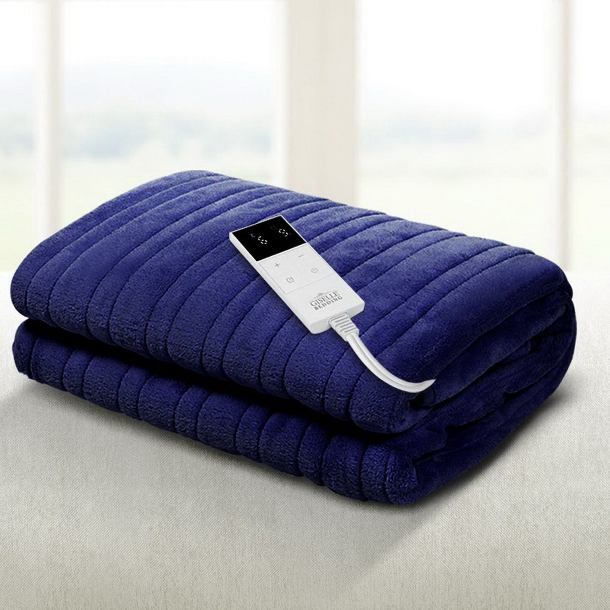 Giselle Home & Garden > Bedding > Blankets & Throws Giselle Bedding Electric Throw Blanket - Navy