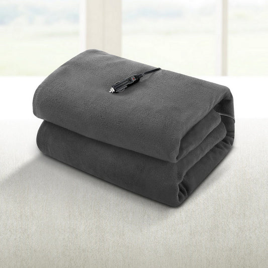 Giselle Home & Garden > Bedding > Blankets & Throws Giselle Electric Heated Blanket Car Throw Rug Grey