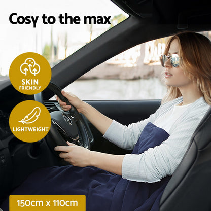 Giselle Home & Garden > Bedding > Blankets & Throws Giselle Electric Heated Blanket Car Truck Throw Rug Travel Camping 12V DC Aut