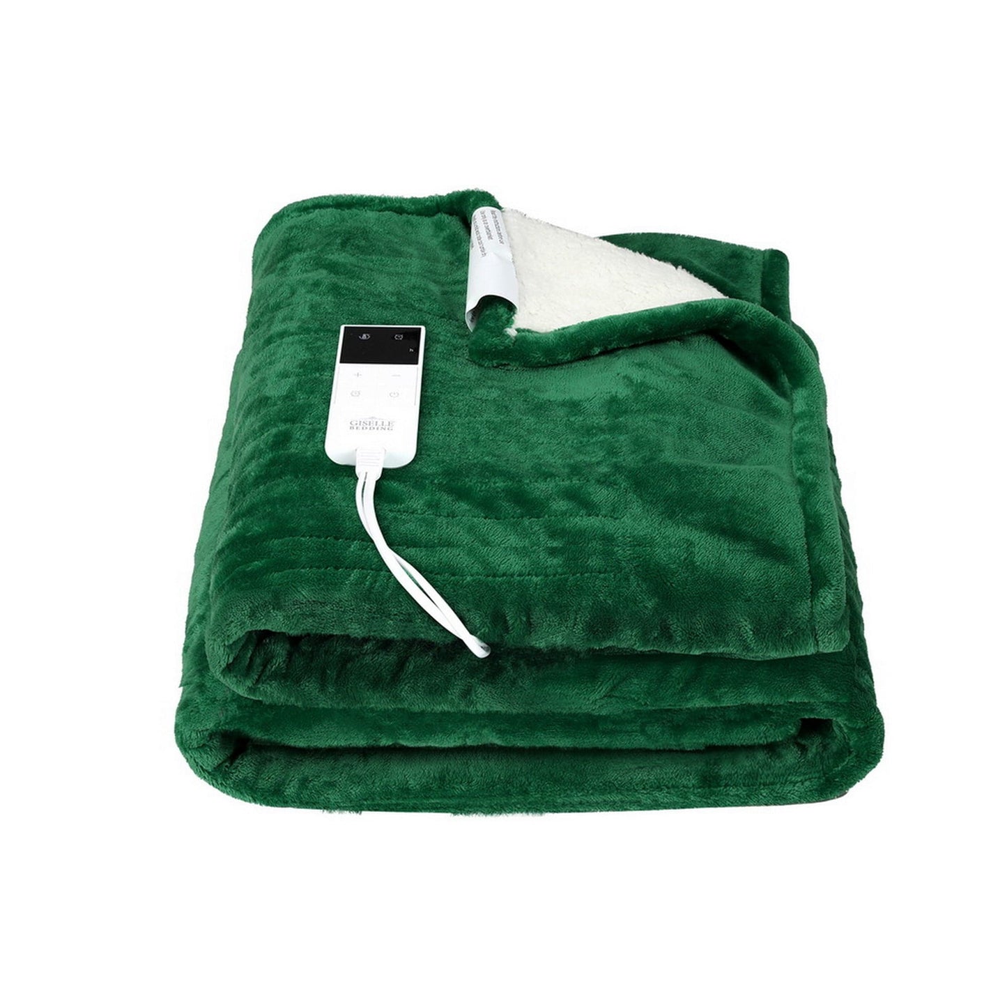 Giselle Home & Garden > Bedding > Blankets & Throws Giselle Electric Throw Rug Heated Blanket Double Sided Green