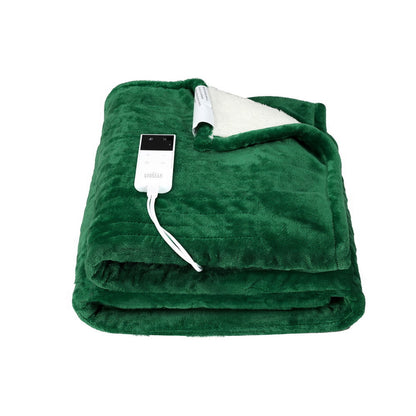 Giselle Home & Garden > Bedding > Blankets & Throws Giselle Electric Throw Rug Heated Blanket Double Sided Green