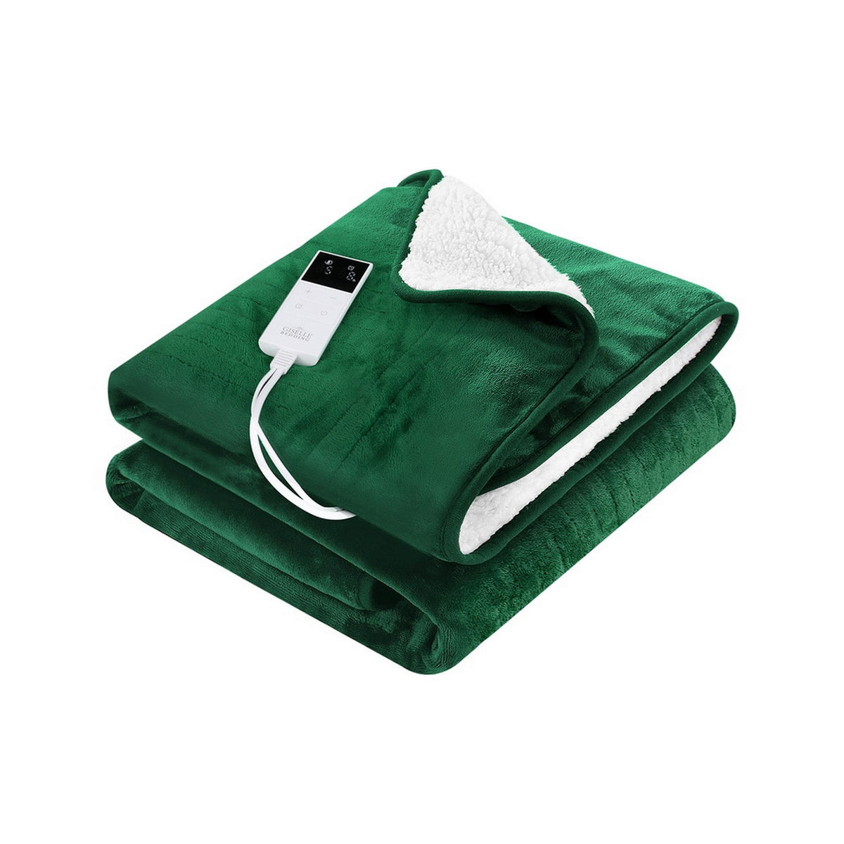 Giselle Home & Garden > Bedding > Blankets & Throws Giselle Electric Throw Rug Heated Blanket Double Sided Green
