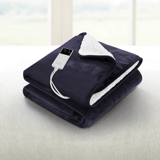 Giselle Home & Garden > Bedding > Blankets & Throws Giselle Electric Throw Rug Heated Blanket Fleece Charcoal