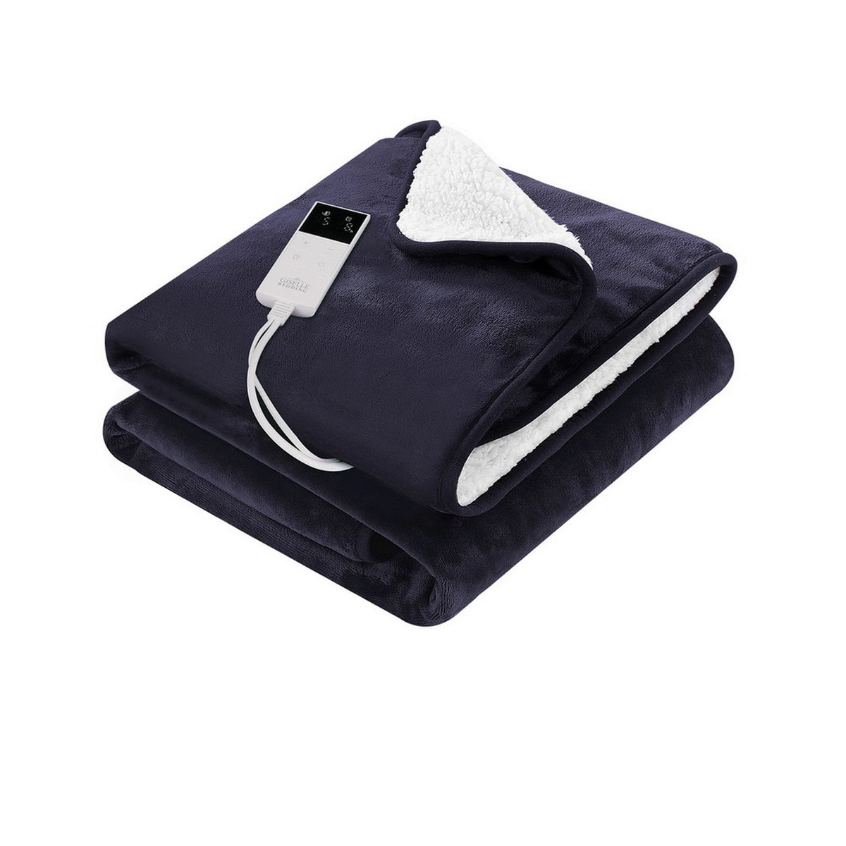 Giselle Home & Garden > Bedding > Blankets & Throws Giselle Electric Throw Rug Heated Blanket Fleece Charcoal
