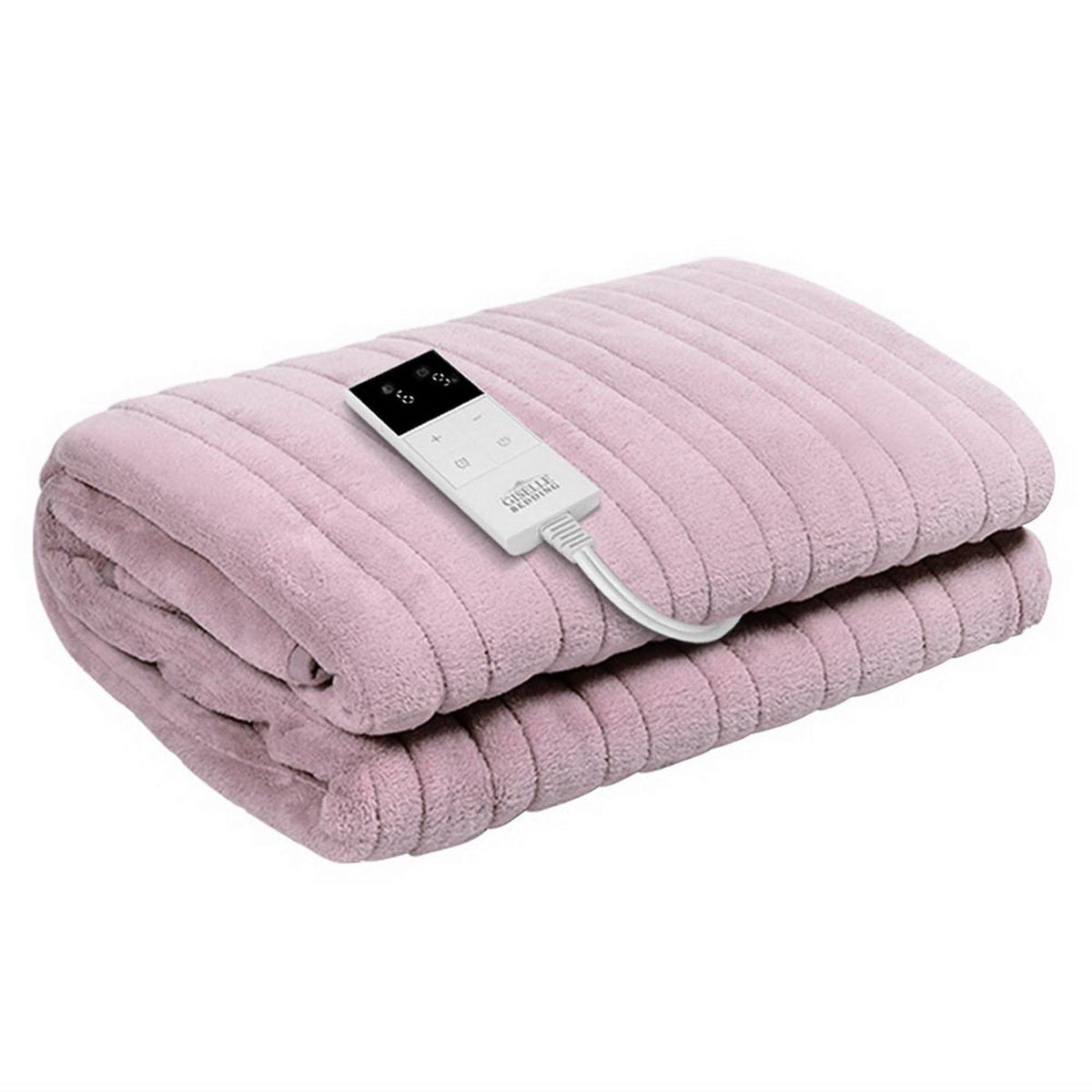 Giselle Home & Garden > Bedding > Blankets & Throws Giselle Electric Throw Rug Heated Blanket Fleece Pink