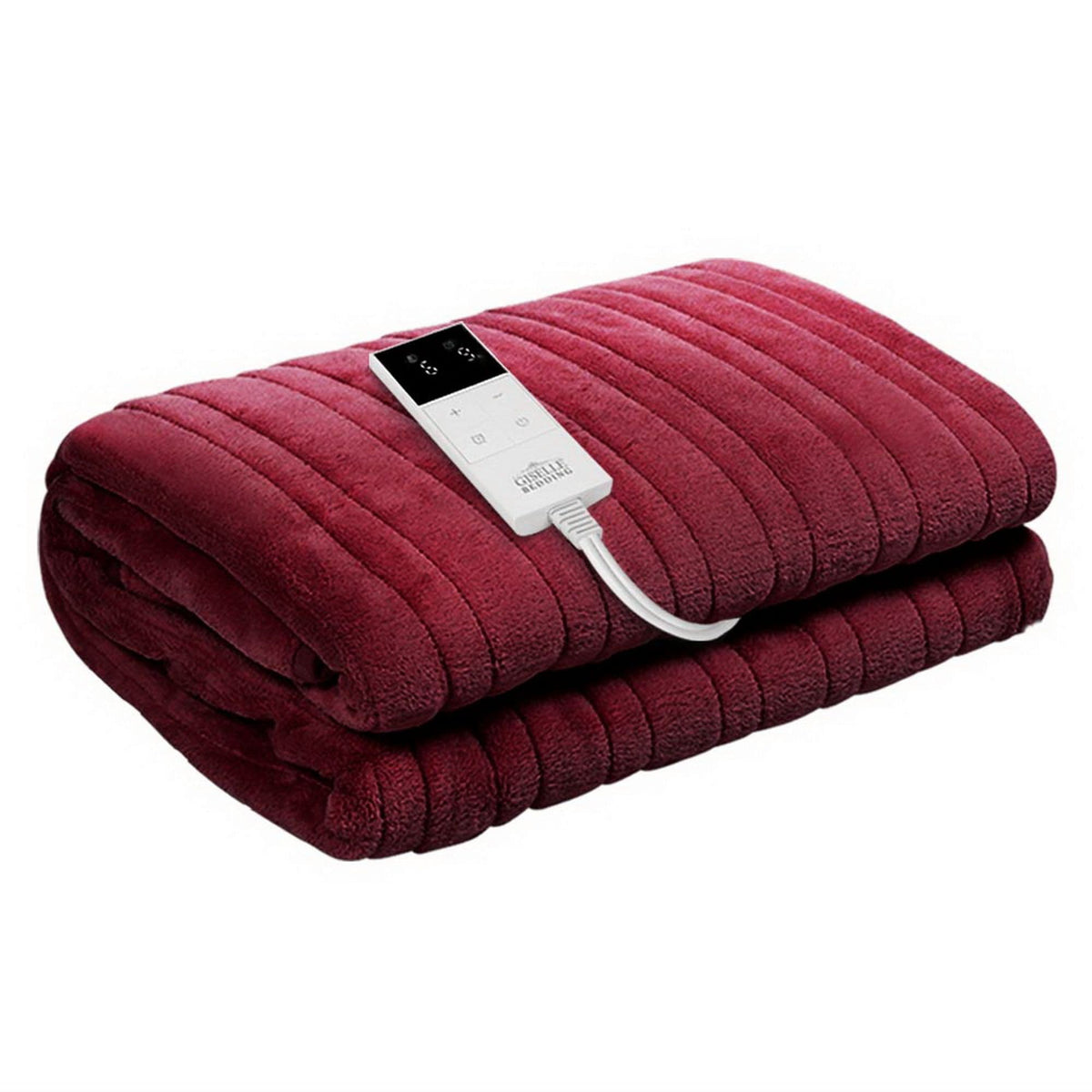 Giselle Home & Garden > Bedding > Blankets & Throws Giselle Electric Throw Rug Heated Blanket Fleece Red