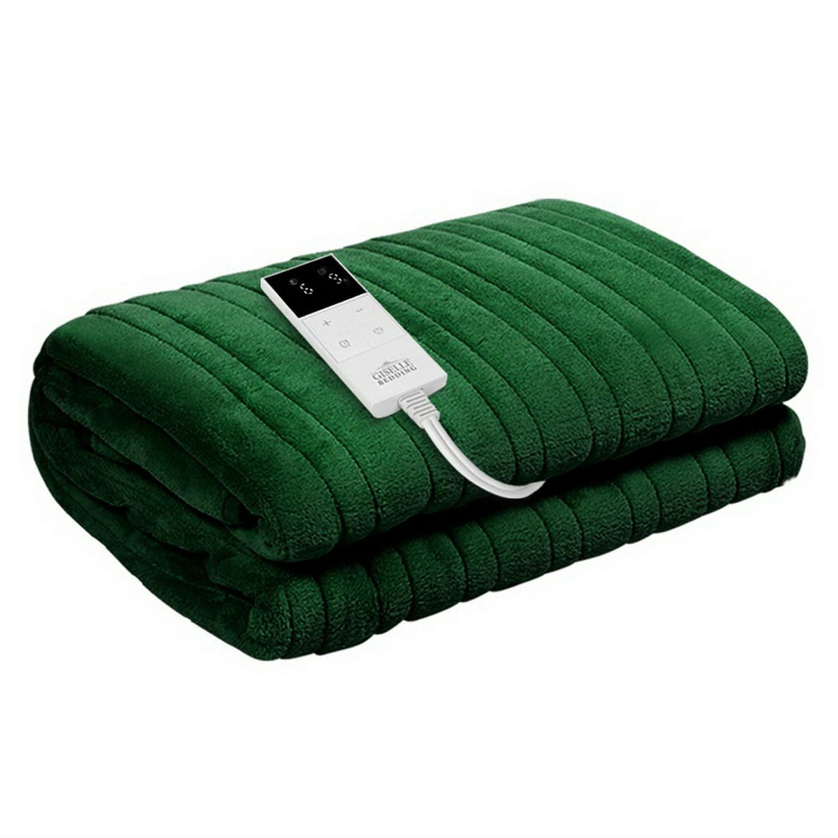 Giselle Home & Garden > Bedding > Blankets & Throws Giselle Electric Throw Rug Heated Blanket Washable Snuggle Flannel Winter Green