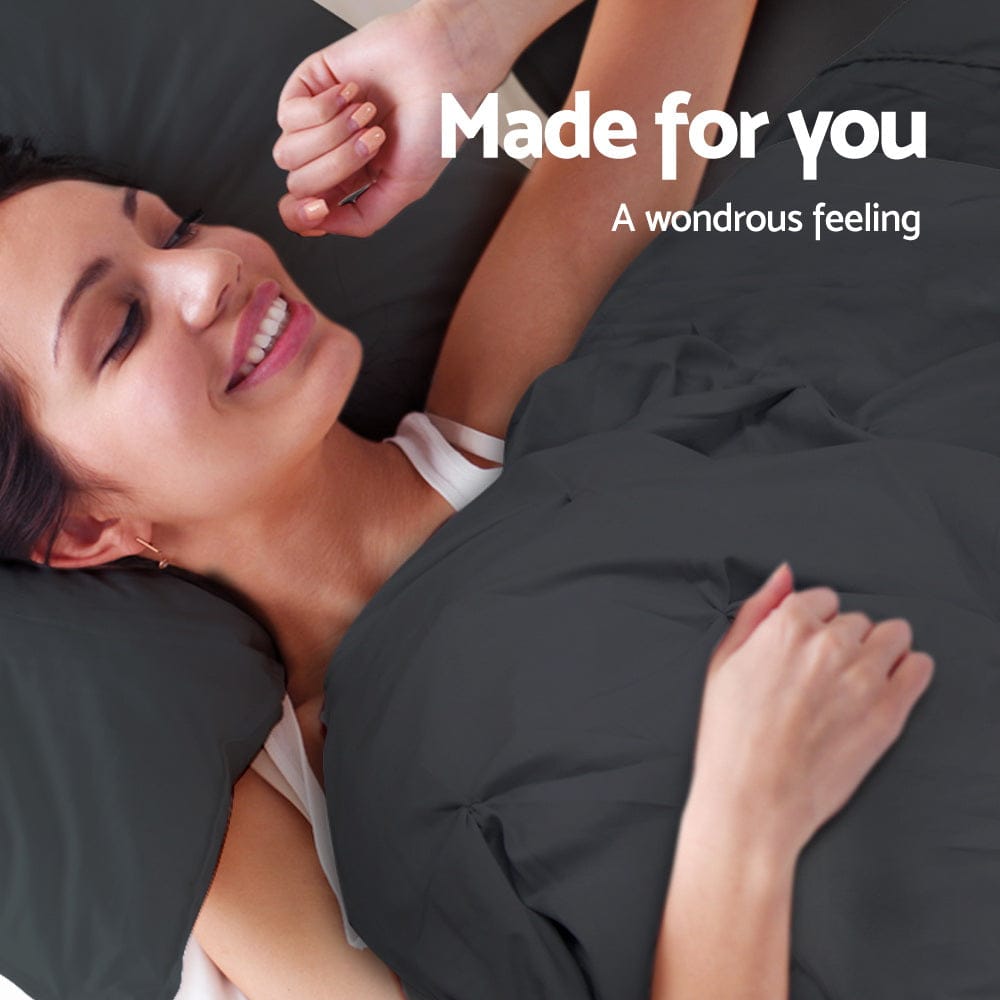 Giselle Home & Garden > Bedding > Duvet Covers Giselle Bedding Quilt Cover Set Classic Black King