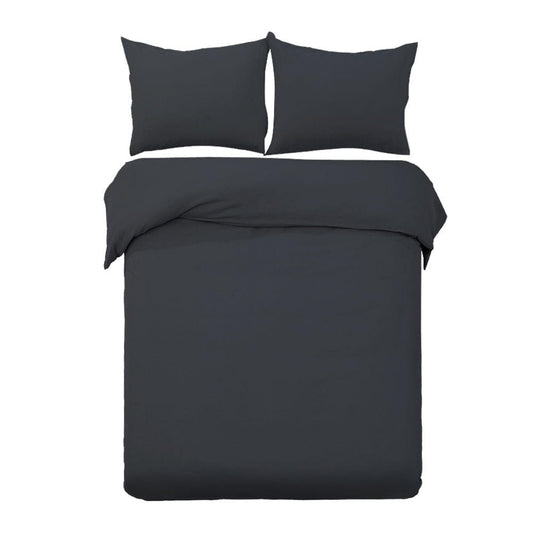 Giselle Home & Garden > Bedding > Duvet Covers Giselle Bedding Quilt Cover Set Classic Black Super King