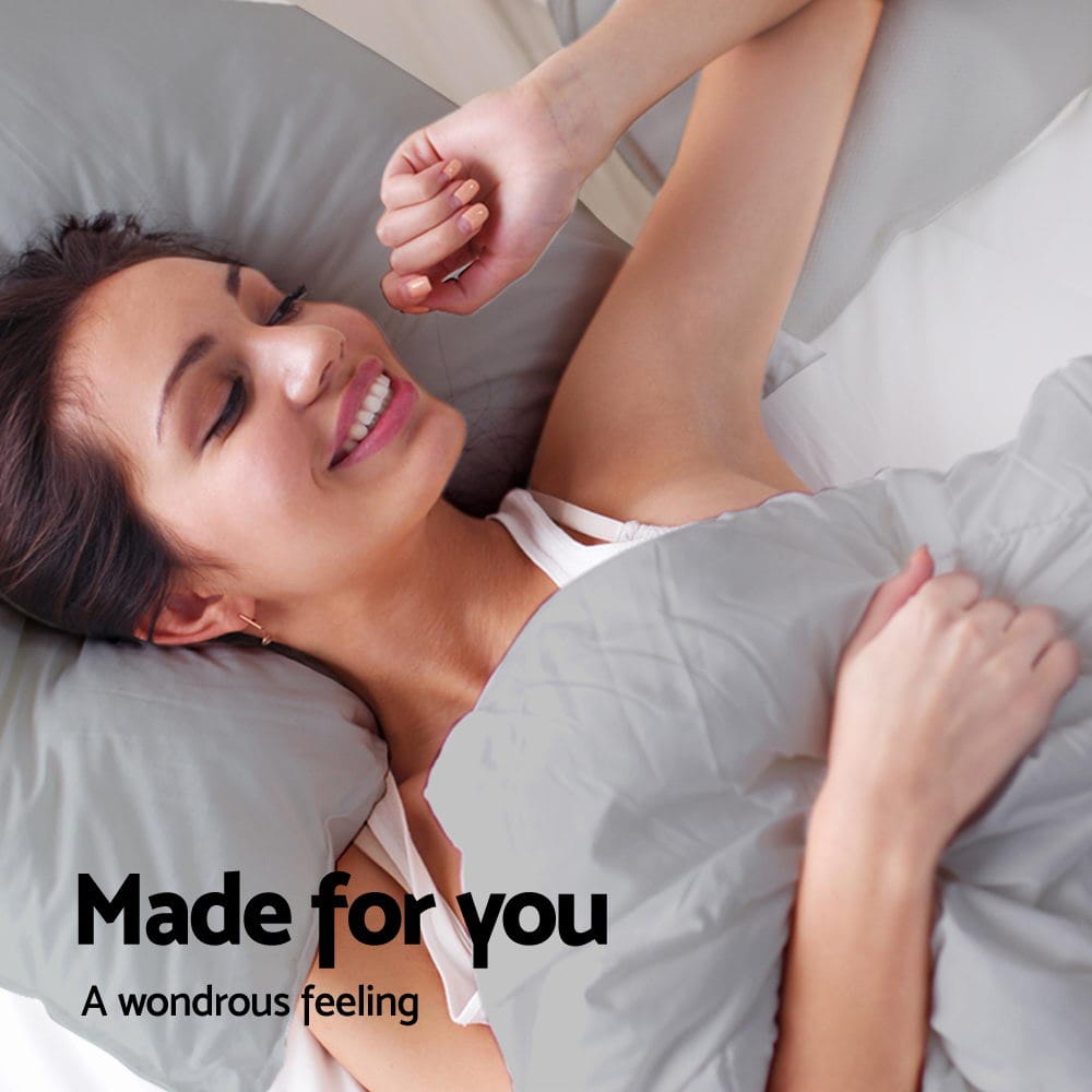 Giselle Home & Garden > Bedding > Duvet Covers Giselle Bedding Quilt Cover Set Classic Grey King