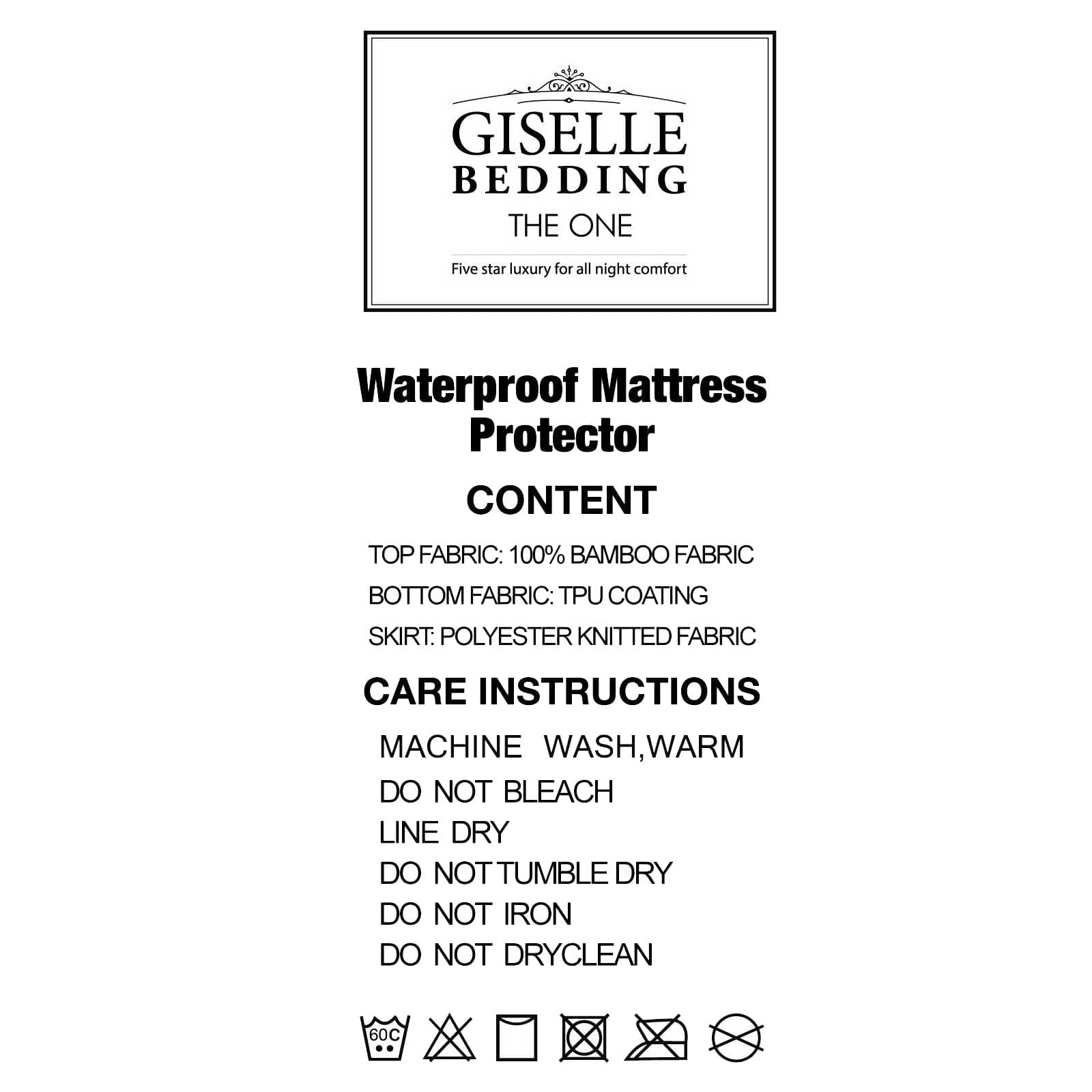 Giselle Home & Garden > Bedding > Mattress Protectors Giselle Bedding Mattress Protector Double