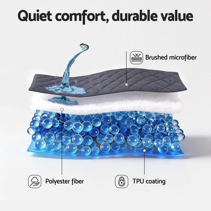 Giselle Home & Garden > Bedding > Mattress Protectors Giselle Water-Resistant Mattress Protector Microfiber 360° Fit King