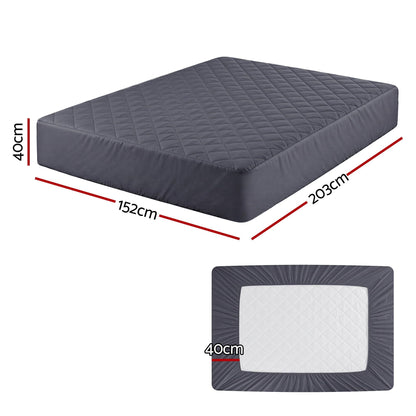 Giselle Home & Garden > Bedding > Mattress Protectors Giselle Water-Resistant Mattress Protector Microfiber 360° Fit Queen