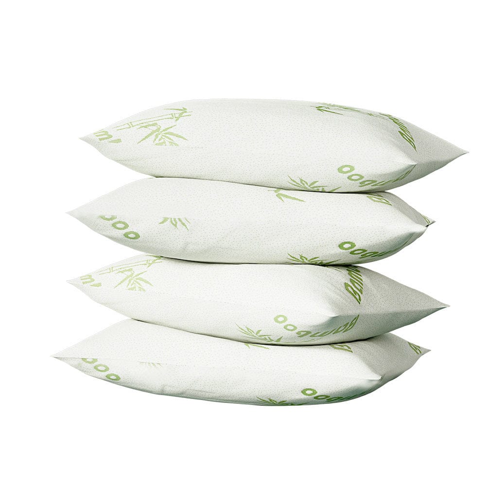 Giselle Home & Garden > Bedding > Pillows Giselle Bedding 4 Pack Bamboo Pillow Family Hotel